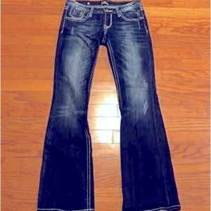 Express ReeRock Mint Cond 💕 size 2r boot  Great jeans too small for me
